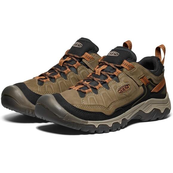 NWT KEEN Men’s Targhee 4 Low Waterproof Hiking Shoes Green / Teal 11.5 Wide main image 5